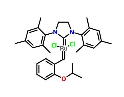 CAS 301224-40-8 [1,3-bis(2,4,6-trimethylphenyl)imidazolidin-2-yliden]-dichloro-[(2-propan{{10} }ילוקספניל)מתילידן]רותניום