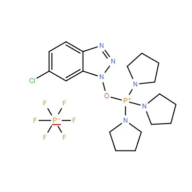CAS:893413-42-8|(6-כלורו-1H-benzotriazol-1-yloxy)tripyrrolidinophosphonium Hexafluorophosphate(TPPTDP)
