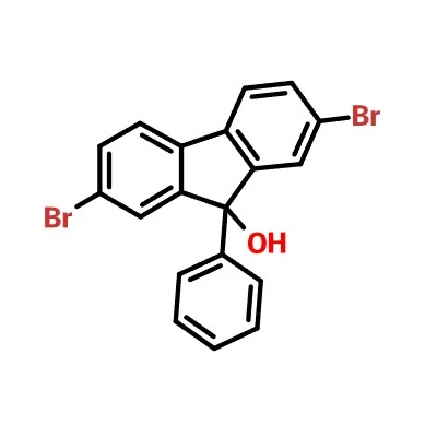CAS:132717-37-4|2,7-Dibromo-9-פניל-9H-fluoren-9-ol